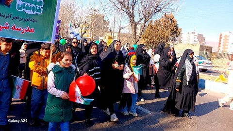 تصاویر/ راهپیمایی مردم جلفا در ۲۲ بهمن