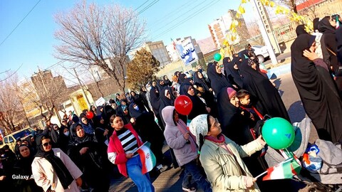 تصاویر/ راهپیمایی مردم جلفا در ۲۲ بهمن