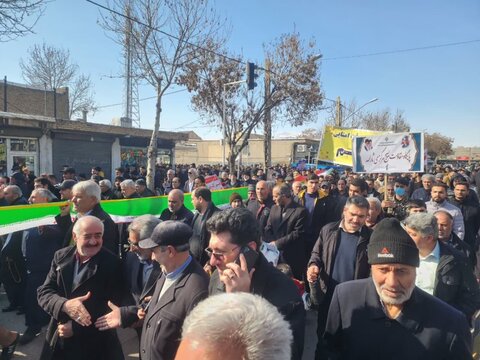 تصاویر/ تصاویر/راهپیمایی ۲۲ بهمن در شهرستان چایپاره