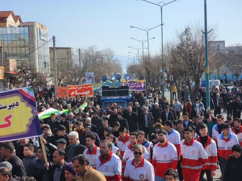 تصاویر/ تصاویر/راهپیمایی ۲۲ بهمن در شهرستان چایپاره