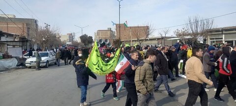 تصاویر/ حضور مردم شهر محمدیار در راهپیمایی روز یوم الله 22 بهمن