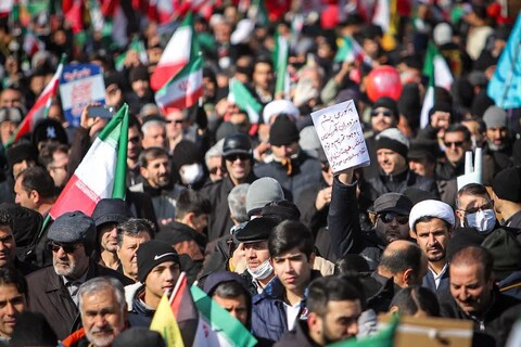 تصاویر/ راهپیمایی مردم زنجان در ۲۲ بهمن