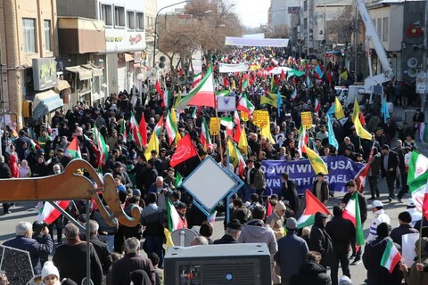 تصاویر/ راهپیمایی مردم زنجان در ۲۲ بهمن