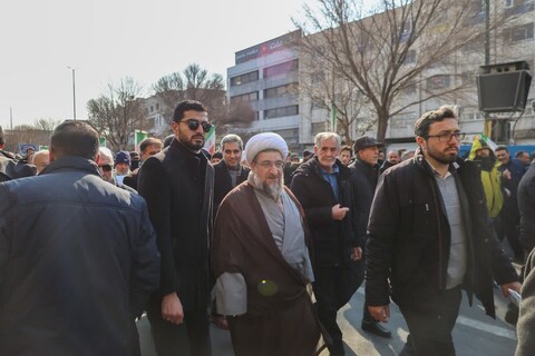 تصاویر/ راهپیمایی مردم تبریز در ۲۲ بهمن