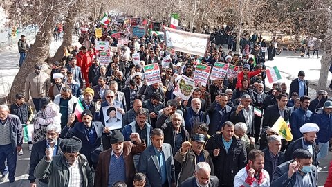 تصاویر راهپیمایی ۲۲ بهمن شهر ماهان