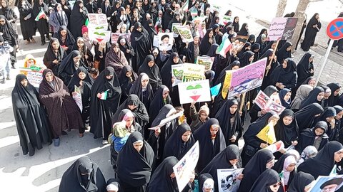 تصاویر راهپیمایی ۲۲ بهمن شهر ماهان