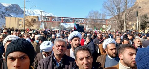 تصاویر/ مراسم راهپیمایی روز 22 بهمن در ماکو