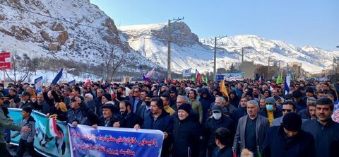 تصاویر/ مراسم راهپیمایی روز 22 بهمن در ماکو