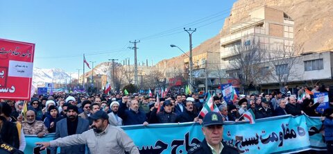 تصاویر/ مراسم راهپیمایی روز 22 بهمن در ماکو