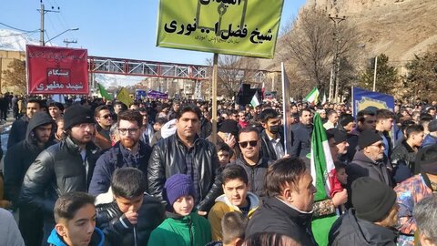 تصاویر/ مراسم راهپیمایی روز 22 بهمن در ماکو