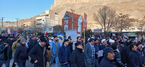 تصاویر/ مراسم راهپیمایی روز 22 بهمن در ماکو