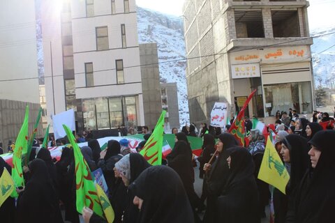 تصاویر/ مراسم راهپیمایی روز 22 بهمن در ماکو