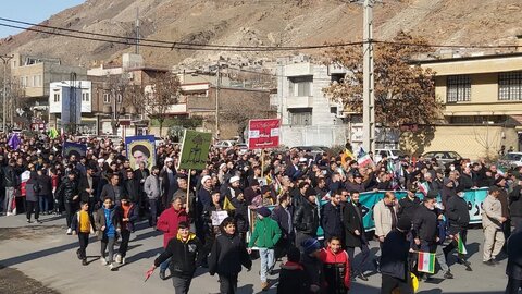 تصاویر/ مراسم راهپیمایی روز 22 بهمن در ماکو