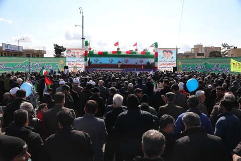 تصاویر/ راهپیمایی بزرگ یوم الله ۲۲ بهمن در شهرستان سمنان