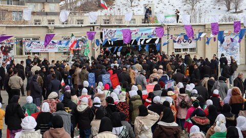 تصاویر/ حماسه‌ ماندگار مردم شهرستان میرآباد در یوم‌الله ۲۲ بهمن