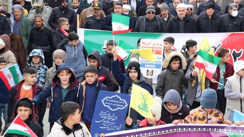 تصاویر/ حماسه‌ ماندگار مردم شهرستان میرآباد در یوم‌الله ۲۲ بهمن