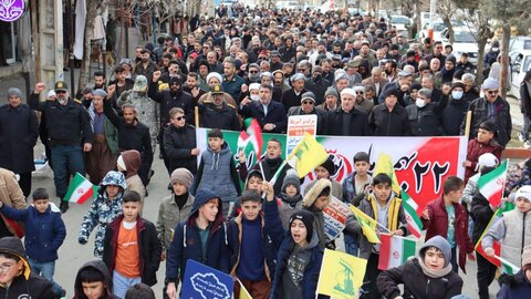 تصاویر/ حماسه‌ ماندگار مردم شهرستان میرآباد در یوم‌الله ۲۲ بهمن