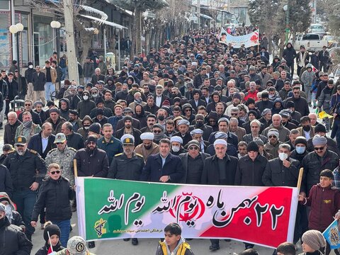 تصاویر/ حماسه‌ ماندگار مردم شهرستان میرآباد در یوم‌الله ۲۲ بهمن