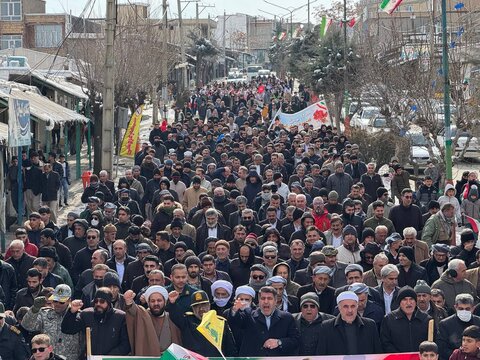 تصاویر/ حماسه‌ ماندگار مردم شهرستان میرآباد در یوم‌الله ۲۲ بهمن