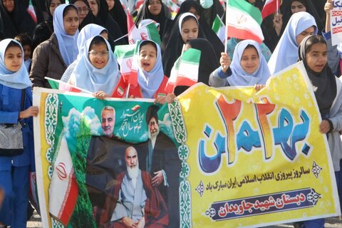 تصاویر راهپیمایی ۲۲ بهمن شهرستان فهرج