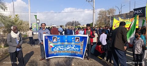 تصاویر راهپیمایی ۲۲ بهمن در شهر نودژ