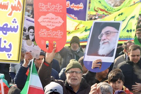 تصاویر/ حضور گسترده مردم انقلابی شهرستان سلماس در راهپیمایی 22 بهمن ۱۴۰۳