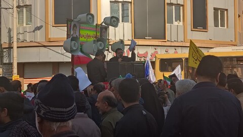 راهپیمایی ۲۲ بهمن در برازجان به روایت تصویر
