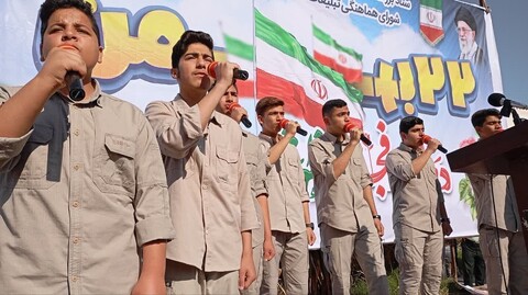 راهپیمایی ۲۲ بهمن در برازجان به روایت تصویر