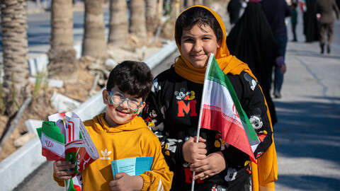 راهپیمایی ۲۲ بهمن بوشهر به روایت تصویر