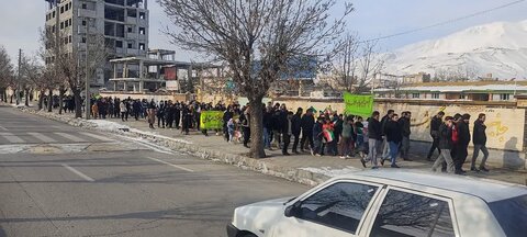 تصاویر/ راهپیمایی 22 بهمن در شهرستان اشنویه