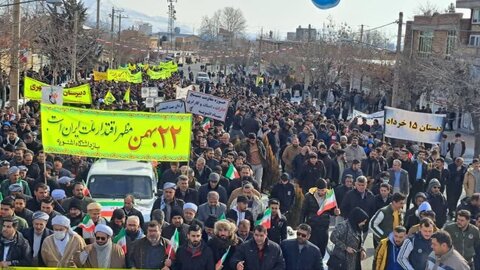 تصاویر/ راهپیمایی 22 بهمن در شهرستان اشنویه