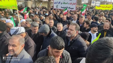 تصاویر/ راهپیمایی 22 بهمن در شهرستان اشنویه