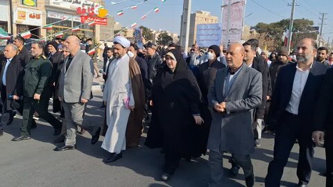 حضور گسترده و پرشور مردم اسلامشهر در جشن انقلاب و راهپیمایی یوم الله ۲۲ بهمن