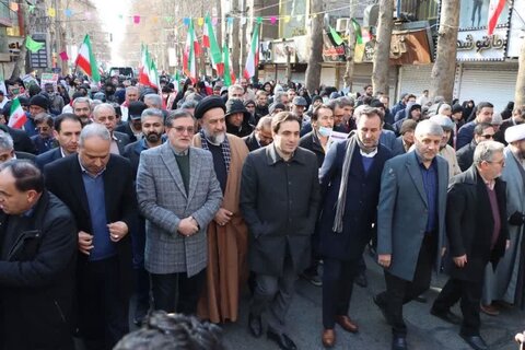 تجلی حضور مردم شهریار در راهپیمایی ۲۲ بهمن