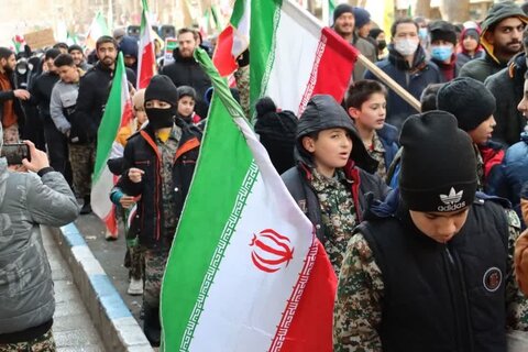 تجلی حضور مردم شهریار در راهپیمایی ۲۲ بهمن