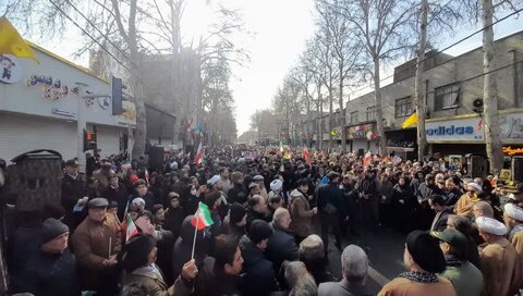 تجلی حضور مردم شهریار در راهپیمایی ۲۲ بهمن