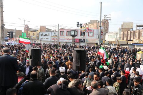 تصاویر/ برگزاری راهپیمایی ۲۲ بهمن ۱۴۰۳ در شهرستان قرچک