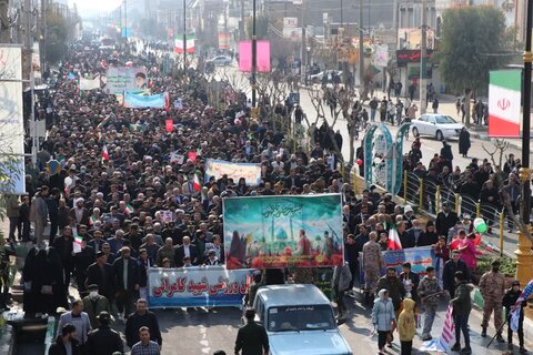 تصاویر/ برگزاری راهپیمایی ۲۲ بهمن ۱۴۰۳ در شهرستان قرچک