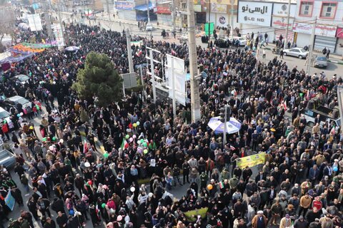 تصاویر/ برگزاری راهپیمایی ۲۲ بهمن ۱۴۰۳ در شهرستان قرچک