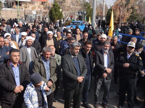 تصاویری از حضور حماسی مردم بخش جوادآباد در راهپیمایی ۲۲ بهمن