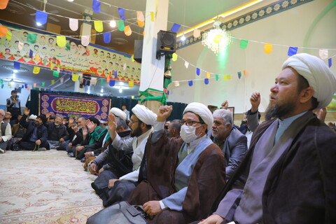 تصاویر/ مراسم جشن چهل وششمین سالگردانقلاب اسلامی ایران و جشن میلادحضرت علی اکبر(ع) با حضور مهاجرین افغانستانی مقیم قم