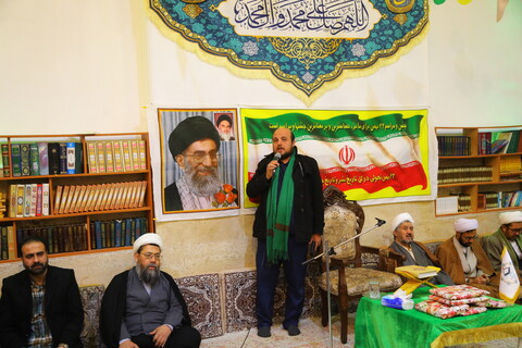 تصاویر/ مراسم جشن چهل وششمین سالگردانقلاب اسلامی ایران و جشن میلادحضرت علی اکبر(ع) با حضور مهاجرین افغانستانی مقیم قم