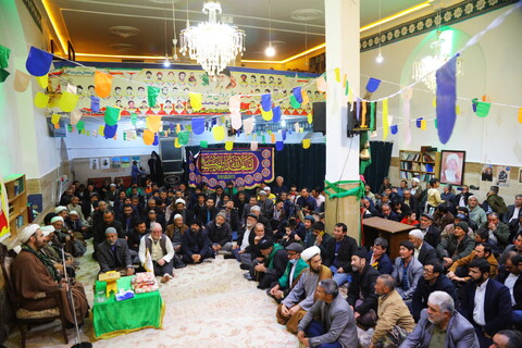 تصاویر/ مراسم جشن چهل وششمین سالگردانقلاب اسلامی ایران و جشن میلادحضرت علی اکبر(ع) با حضور مهاجرین افغانستانی مقیم قم