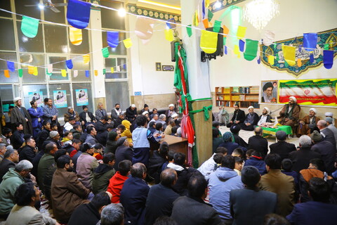 تصاویر/ مراسم جشن چهل وششمین سالگردانقلاب اسلامی ایران و جشن میلادحضرت علی اکبر(ع) با حضور مهاجرین افغانستانی مقیم قم