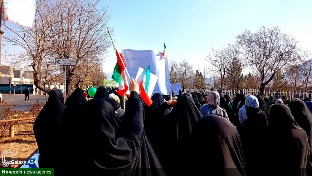 تصاویر/ راهپیمایی مردم جلفا در ۲۲ بهمن