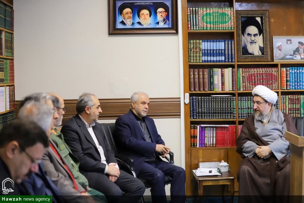 تصاویر/ دیدار معاون رئیس جمهور با نماینده ولی فقیه در استان