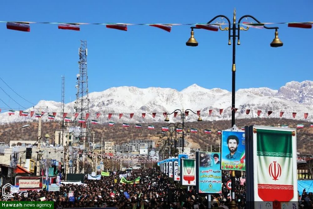 فیلم| حضور پرشور مردم یاسوج در راهپیمایی 22 بهمن با حضور سردار صفوی: بی‌نظیری که به یاد ماندنی شد