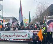 کرگل میں فرزندان انقلاب اسلامی کی شدید سردی کے باوجود ہزاروں کی تعداد میں شرکت