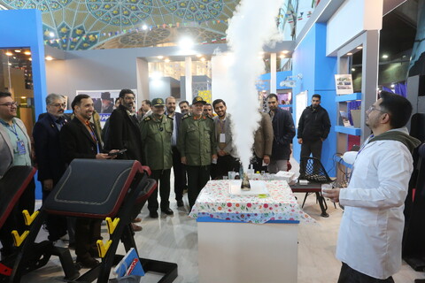 تصاویر / بازدید رئیس سازمان بسیج مستضعفین از نمایشگاه زاینده‌نور