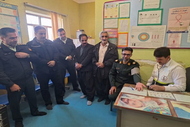 ارائه خدمات رایگان بهداشتی درمانی، توسط گروه های جهادی در بخش کوزران